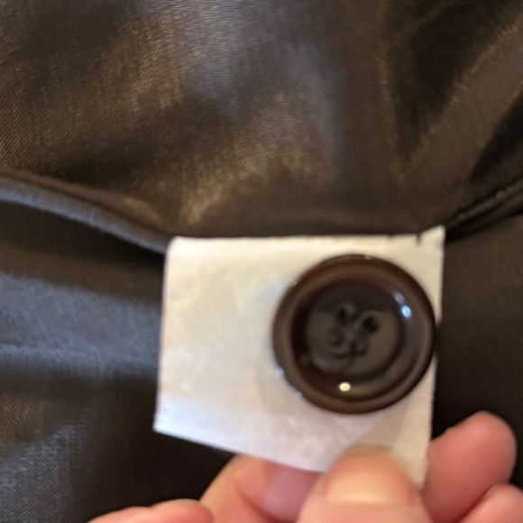 Bovines Original Leather Barn Jacket Coat Sheepskin Collar Removable Brown M - Picture 16 of 16